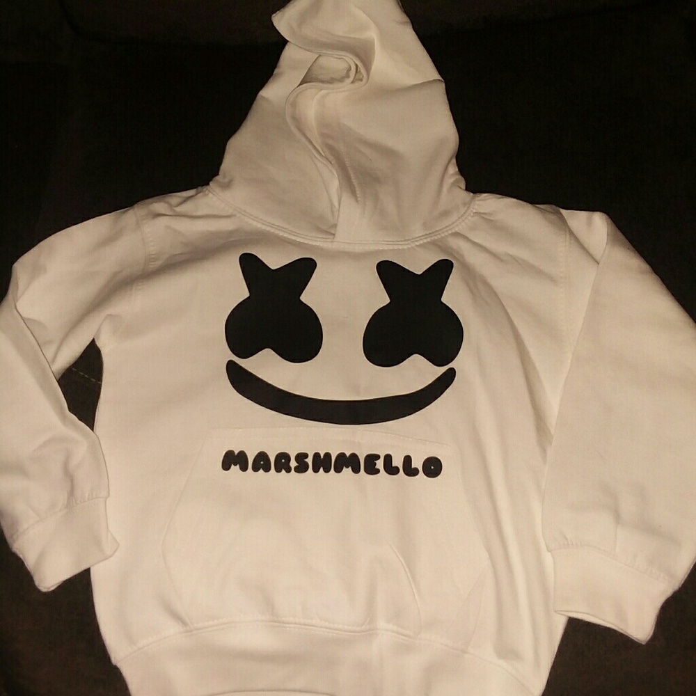 Brand new white and black marshmellow hoodie.